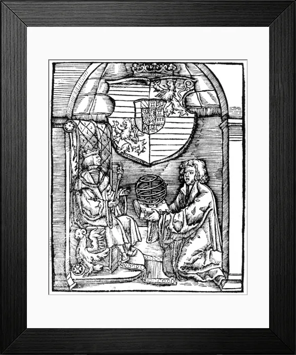 Framed Print : Ferdinand I, Holy Roman Emperor, and Johann Vogelin, Vienna, 1529 Framed Print : Ferdinand I, Holy Roman Emperor, and Johann Vogelin, Vienna, 1529