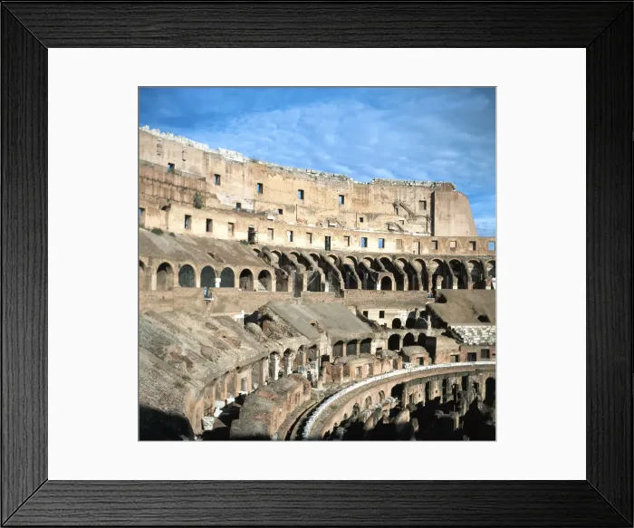 Framed Print : Upper tiers of The Colosseum, Rome Framed Print : Upper tiers of The Colosseum, Rome