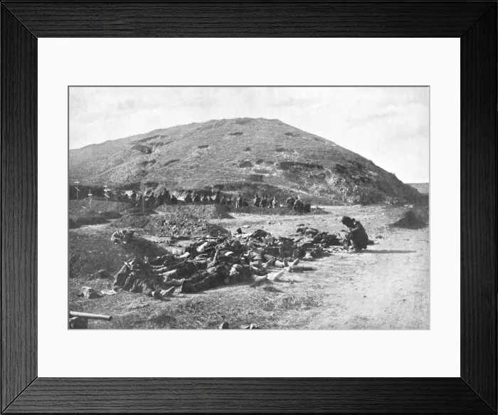 Framed Print : Russian soldiers collecting cartridges from the dead before burial, Russo-Japanese War 1904-5 Framed Print : Russian soldiers collecting cartridges from the dead before burial, Russo-Japanese War 1904-5