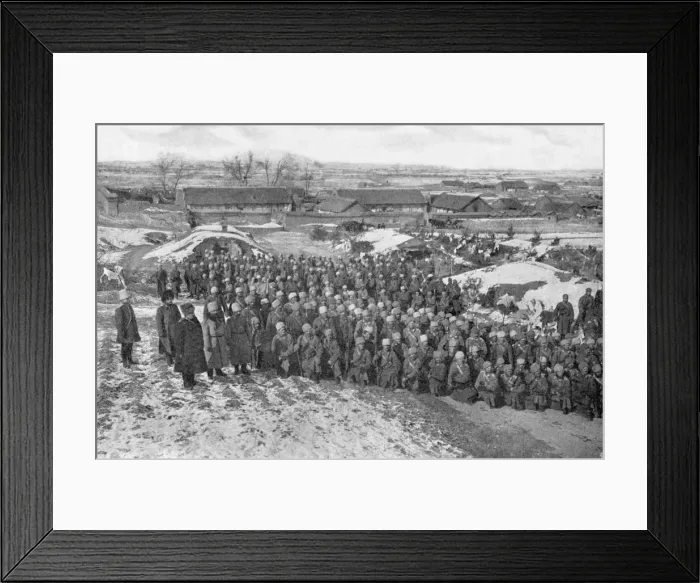 Framed Print : Cossack regiment being drilled, Russo-Japanese War, 1904-5 Framed Print : Cossack regiment being drilled, Russo-Japanese War, 1904-5