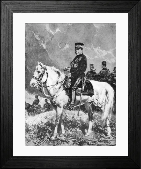 Framed Print : Prince Iwao Oyama, Russo-Japanese War, 1904-5 Framed Print : Prince Iwao Oyama, Russo-Japanese War, 1904-5