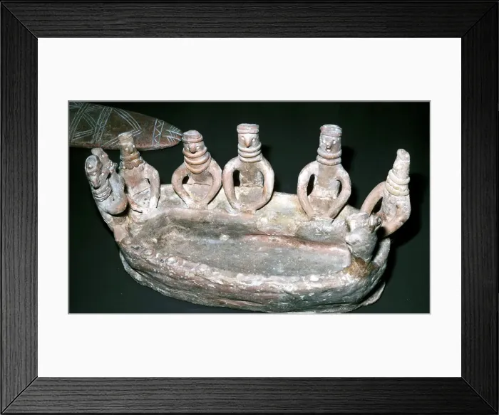 Framed Print : Terracotta model of people at a basin, Cyprus, Middle Bronze Age, 2000-1600 BC Framed Print : Terracotta model of people at a basin, Cyprus, Middle Bronze Age, 2000-1600 BC