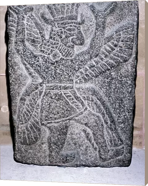 Neo-Hittite stone relief of a winged figure, c9th century BC