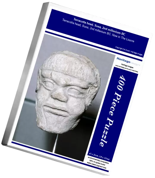 Terracotta head, Susa, 2nd millenium BC