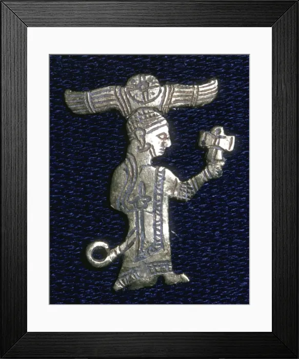 Framed Print : Gold Hittite figure of a king or god, The Gold Tomb, Carcemish, Turkey, c605 BC Framed Print : Gold Hittite figure of a king or god, The Gold Tomb, Carcemish, Turkey, c605 BC