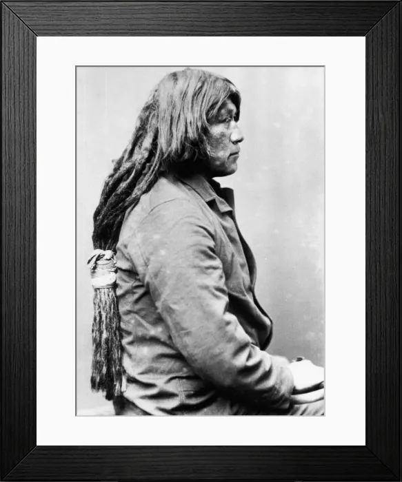Framed Print : Miguel, Chief of the YUMA Indians, c1885 Framed Print : Miguel, Chief of the YUMA Indians, c1885