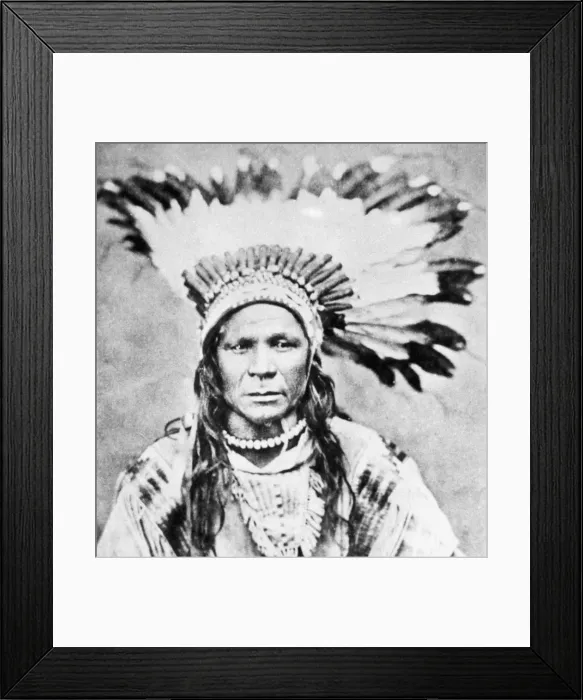 Framed Print : Chief Crow Flies High, c1885-90 Framed Print : Chief Crow Flies High, c1885-90