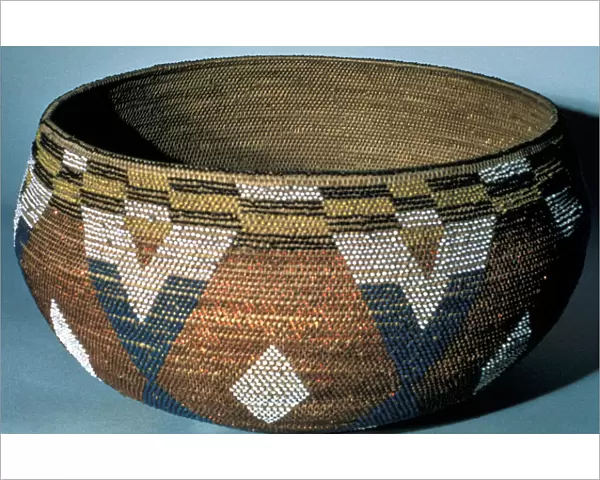 Ceremonial basket, North American Indian
