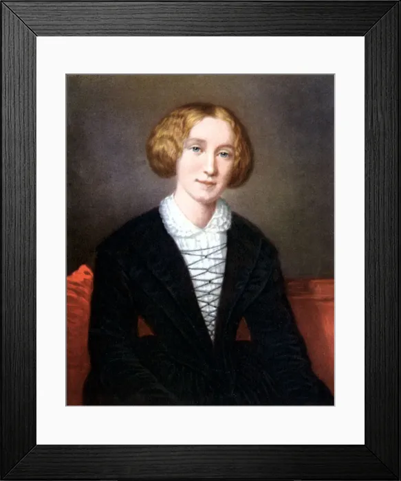 Framed Print : George Eliot as a young woman, c1840 Framed Print : George Eliot as a young woman, c1840