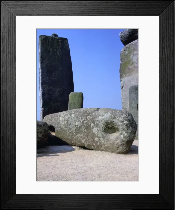 Framed Print : Detail of Stonehenge, 3000 BC - 2000 BC Framed Print : Detail of Stonehenge, 3000 BC - 2000 BC