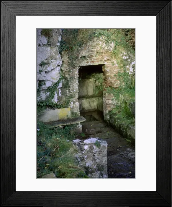Framed Print : St Seiriols Well, Anglesey, Wales. c. 6th century Framed Print : St Seiriols Well, Anglesey, Wales. c. 6th century