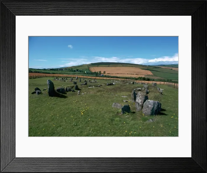 Framed Print : Braiid site on the isle of Man Framed Print : Braiid site on the isle of Man