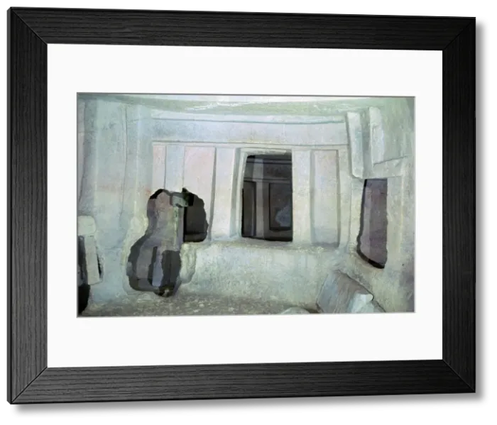 Framed Print : Mnajdra Temple complex on Malta Framed Print : Mnajdra Temple complex on Malta