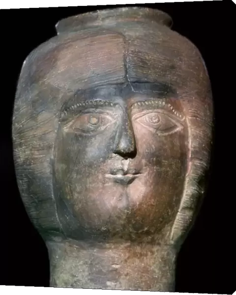 Romano-British pot in the form of a head