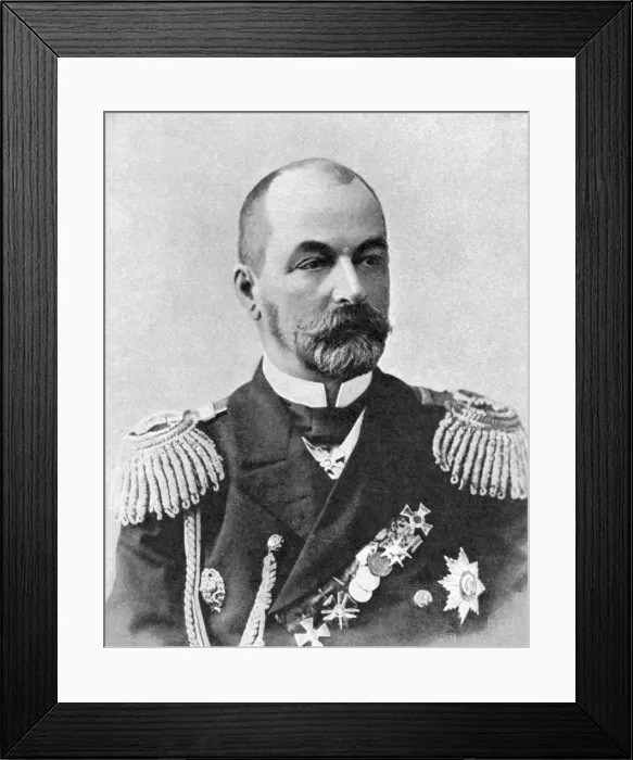 Framed Print : Admiral Rozhestvensky, Russian Commander, Russo-Japanese War, 1904-5 Framed Print : Admiral Rozhestvensky, Russian Commander, Russo-Japanese War, 1904-5