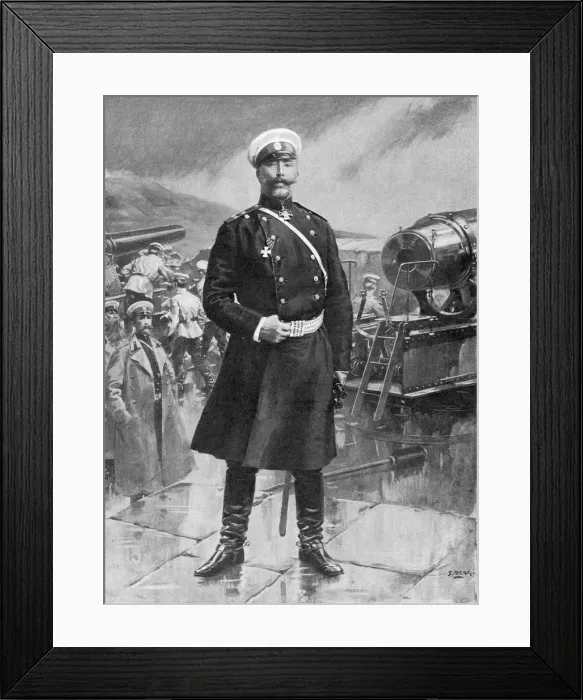 Framed Print : Anatoly Mikhaylovich Stossel, Russian general, Russo-Japanese War, 1904-5 Framed Print : Anatoly Mikhaylovich Stossel, Russian general, Russo-Japanese War, 1904-5