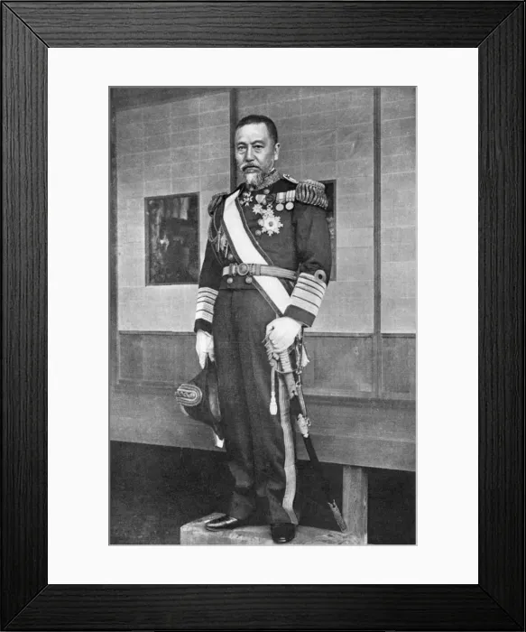 Framed Print : Heiachiro Togo, Japanese naval commander, Russo-Japanese War, 1904-5 Framed Print : Heiachiro Togo, Japanese naval commander, Russo-Japanese War, 1904-5