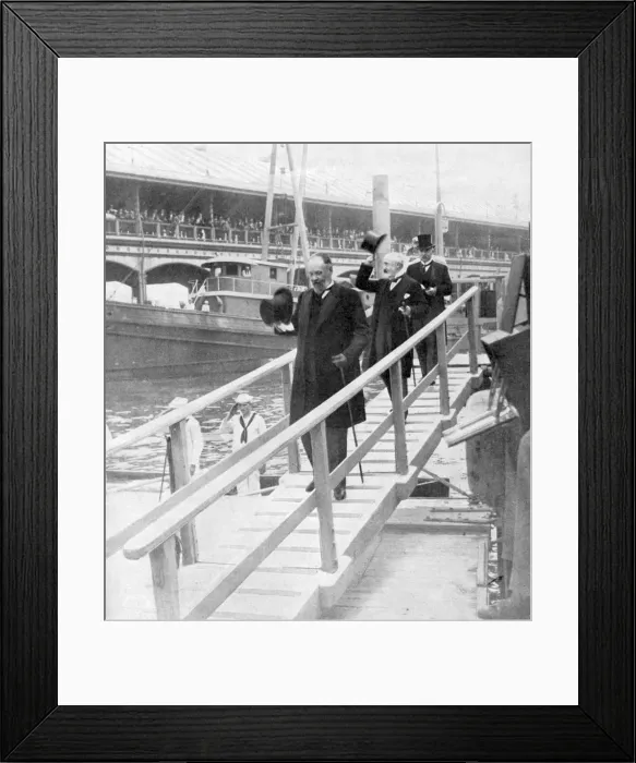 Framed Print : Diplomats arrive for the Treaty of Portsmouth, New York Yacht Club, 1905 Framed Print : Diplomats arrive for the Treaty of Portsmouth, New York Yacht Club, 1905