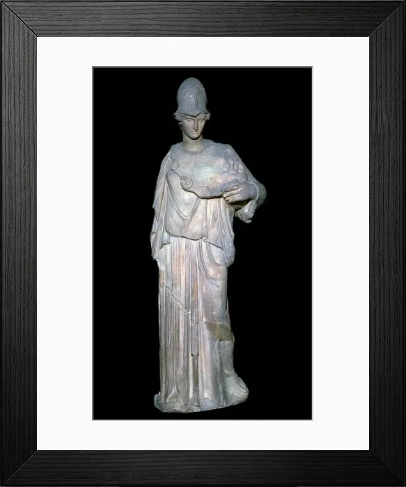 Framed Print : Vase known as Athena a la Ciste, 4th century BC. Artist: Cephisodotus Framed Print : Vase known as Athena a la Ciste, 4th century BC. Artist: Cephisodotus