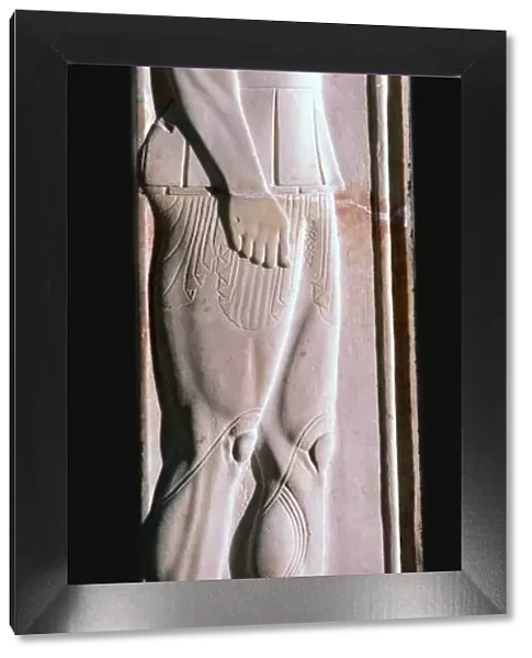 Stele of a hoplite known as Aristion. Artist: Aristokles