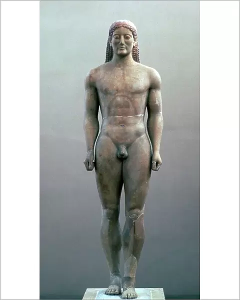 Greek statue known as the Anavyssos Kouros, 6th century BC