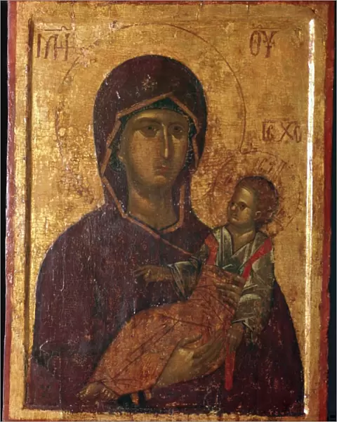 Greek Icon of the Virgin and Child