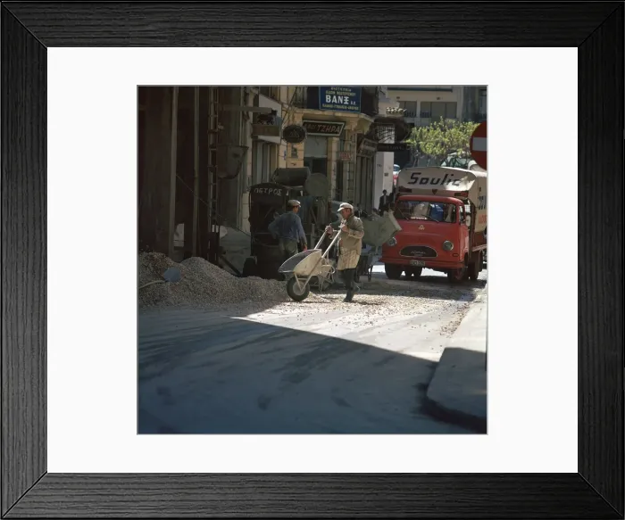 Framed Print : Scene of an Athenian street Framed Print : Scene of an Athenian street