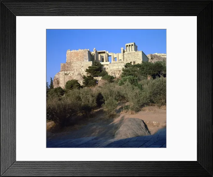 Framed Print : View of the Acropolis of Athens from the southwest, 5th century BC Framed Print : View of the Acropolis of Athens from the southwest, 5th century BC