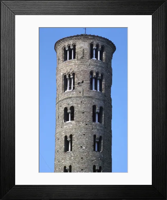 Framed Print : Tower of Sant Apollinare Nuovo, 6th century Framed Print : Tower of Sant Apollinare Nuovo, 6th century