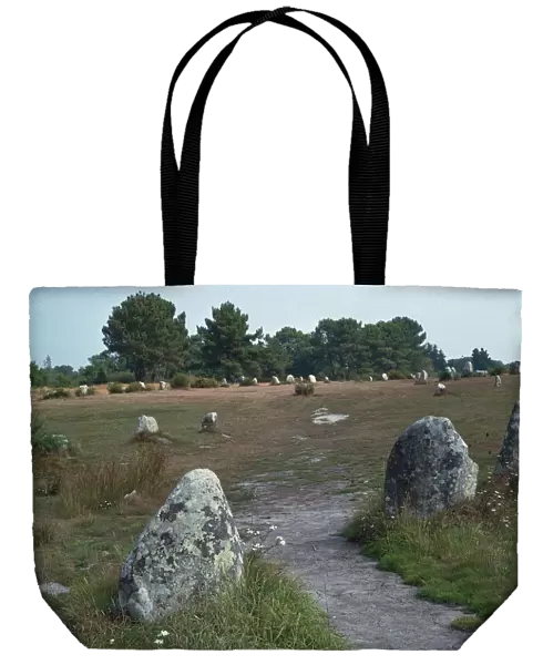 Megalithic alignments at Carnac, 34th century BC