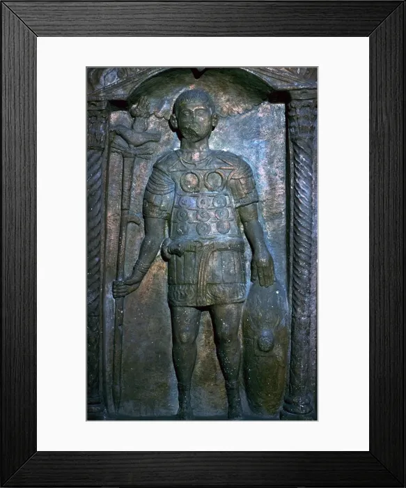 Framed Print : Roman tombstone of Gaius Musius Framed Print : Roman tombstone of Gaius Musius