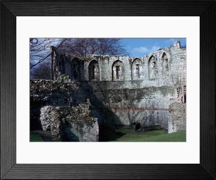 Framed Print : Interior of a Roman and medieval multangular tower in York, 3rd century Framed Print : Interior of a Roman and medieval multangular tower in York, 3rd century