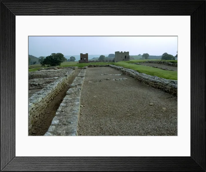 Framed Print : Vindolanda, a Roman military settlement, 3rd century Framed Print : Vindolanda, a Roman military settlement, 3rd century