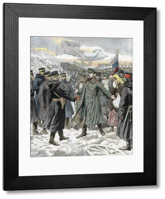 Framed Print : Honorable surrender, Port Arthur, Russo-Japanese War, 1904-5 Framed Print : Honorable surrender, Port Arthur, Russo-Japanese War, 1904-5