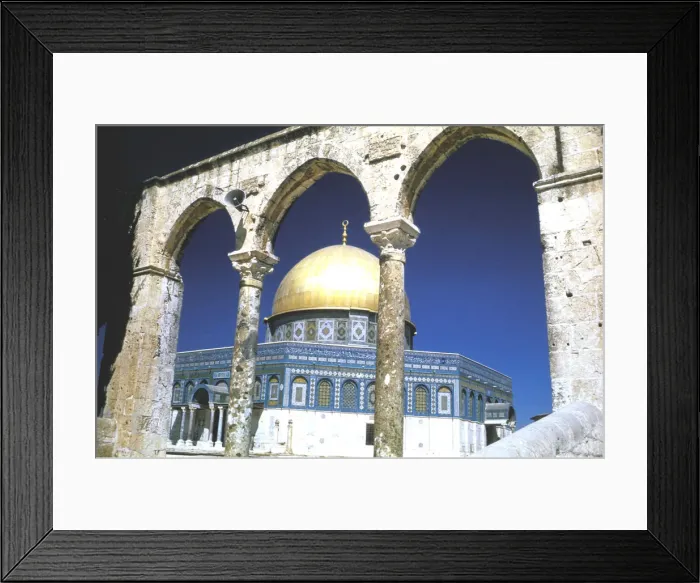 Framed Print : The Dome of the Rock, Jerusalem, built 685-69 Framed Print : The Dome of the Rock, Jerusalem, built 685-69