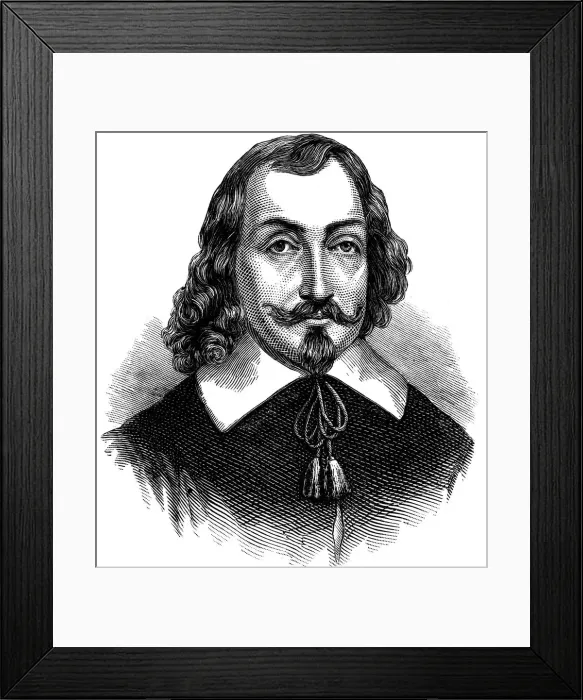 Framed Print : Samuel de Champlain, French explorer Framed Print : Samuel de Champlain, French explorer