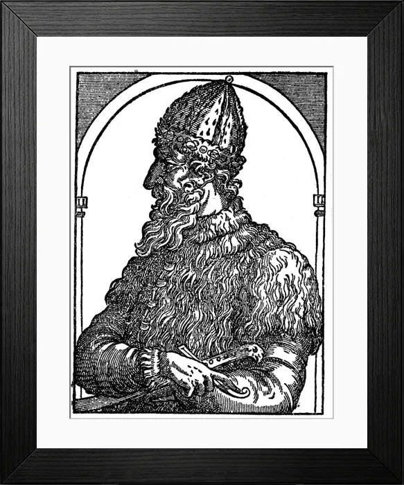 Framed Print : Ivan the Terrible, Tsar of Russia, c16th century Framed Print : Ivan the Terrible, Tsar of Russia, c16th century