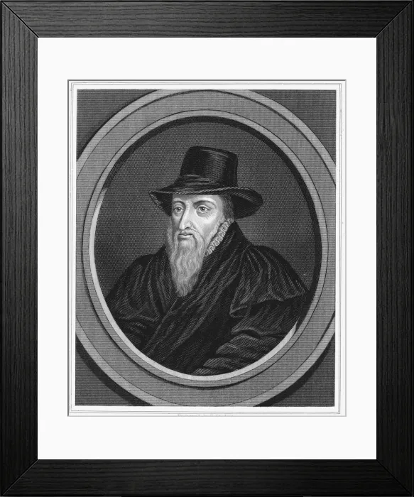 Framed Print : Theodore Beza, French religous reformer, c1600 (c1851) Framed Print : Theodore Beza, French religous reformer, c1600 (c1851)
