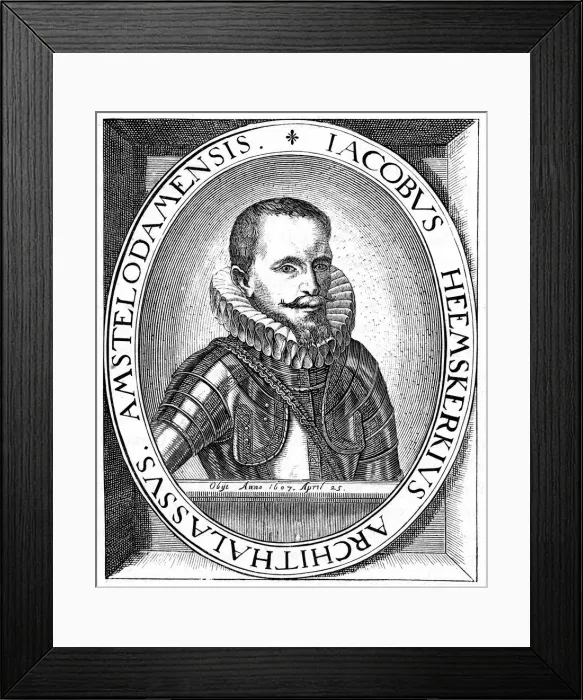 Framed Print : Jacob van Heemskerk, Dutch naval officer and explorer, c1595 Framed Print : Jacob van Heemskerk, Dutch naval officer and explorer, c1595