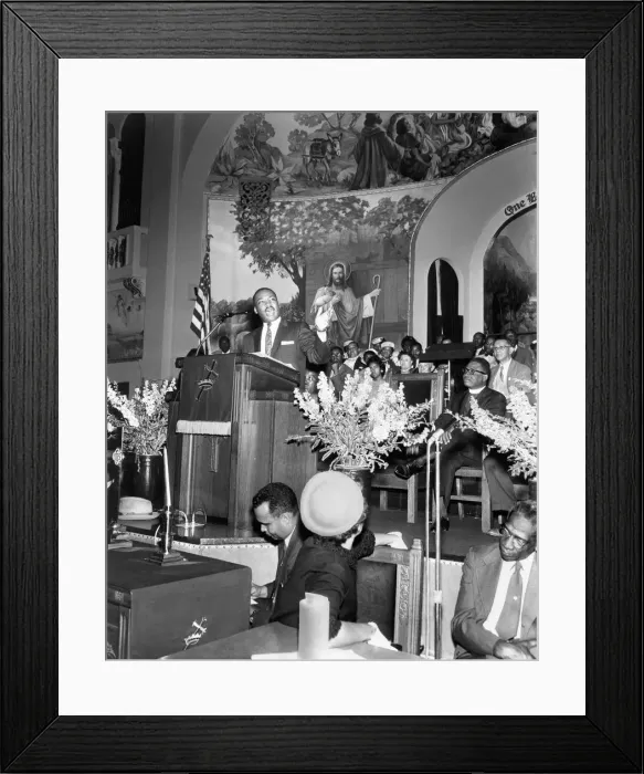 Framed Print : Martin Luther King Jnr, American black civil rights campaigner, c1968 Framed Print : Martin Luther King Jnr, American black civil rights campaigner, c1968