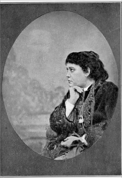 Helena Petrovna Blavatsky, American theosophist, c1874