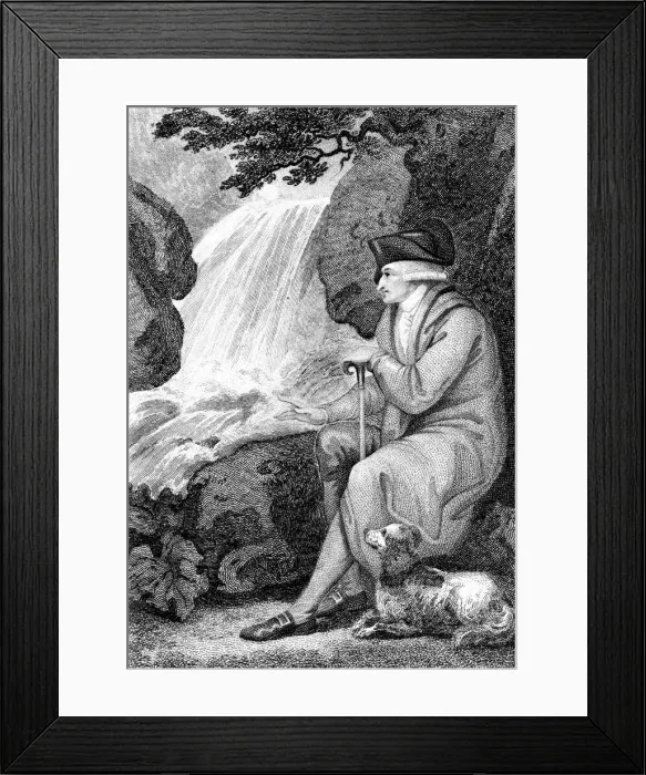 Framed Print : Jean-Jacques Rousseau, French political author, 1787 Framed Print : Jean-Jacques Rousseau, French political author, 1787
