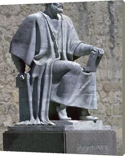 Statue of Averroes from Cordoba, 12th century