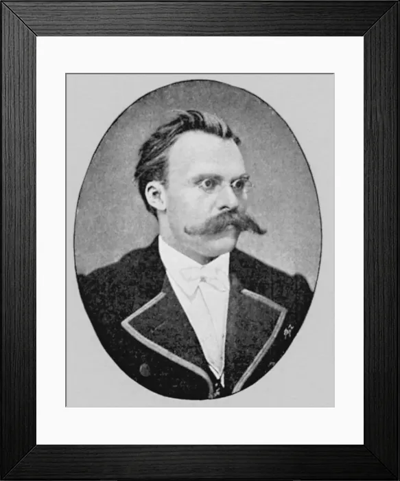 Framed Print : Friedrich Wilhelm Nietzsche, German philospher and writer Framed Print : Friedrich Wilhelm Nietzsche, German philospher and writer