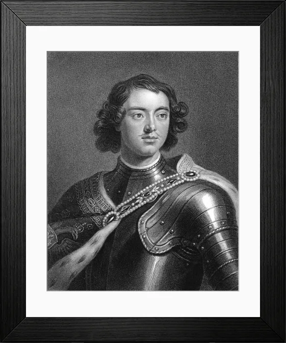 Framed Print : Peter the Great, Tsar of Russia Framed Print : Peter the Great, Tsar of Russia