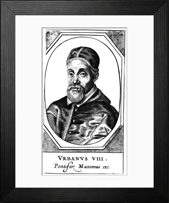 Framed Print : Pope Urban VIII (1568-1644) Framed Print : Pope Urban VIII (1568-1644)