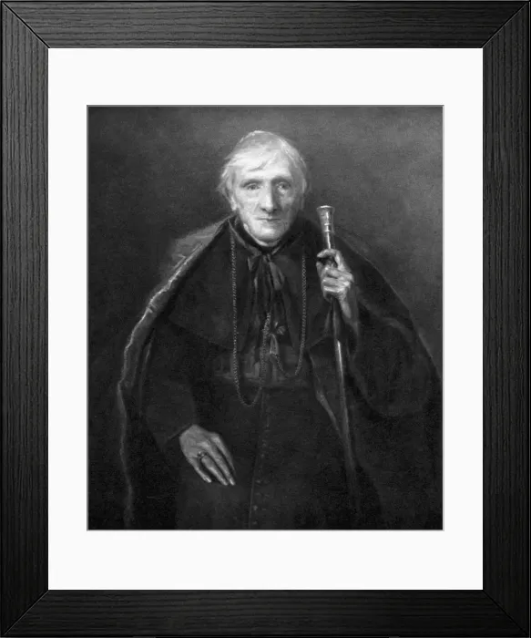 Framed Print : John Henry Newman in old age, British scholar and theologian, c1885 Framed Print : John Henry Newman in old age, British scholar and theologian, c1885