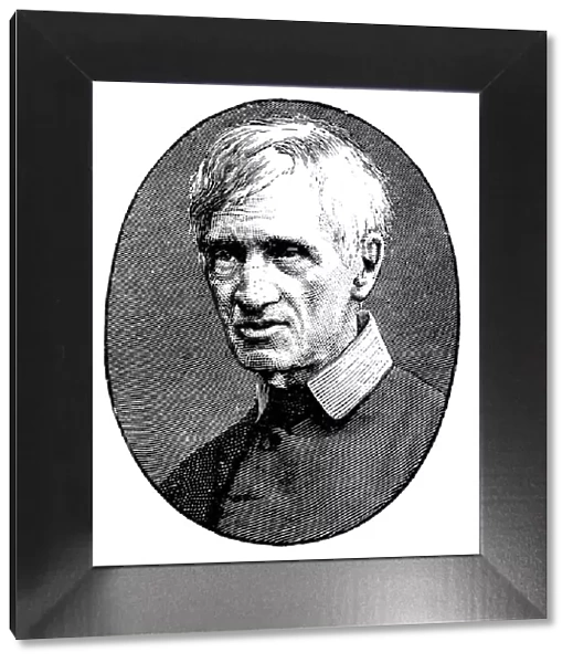 John Henry Newman in old age, British scholar and theologian, 1879