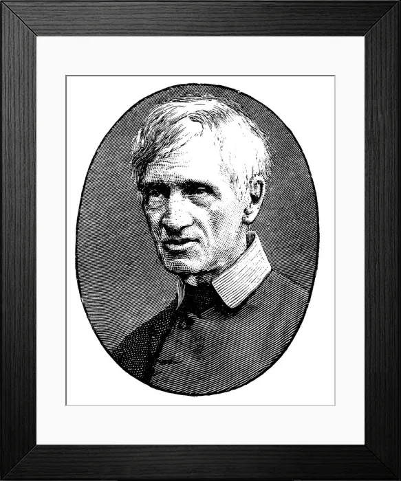 Framed Print : John Henry Newman in old age, British scholar and theologian, 1879 Framed Print : John Henry Newman in old age, British scholar and theologian, 1879