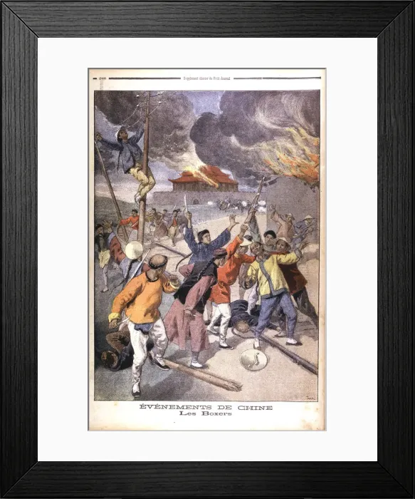 Framed Print : Boxer Rising in China, 1900 Framed Print : Boxer Rising in China, 1900